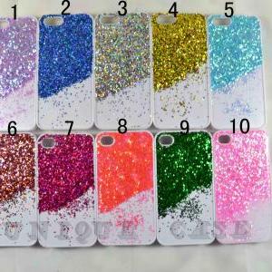 Real Colorful Glitter Slice - Iphone 4 4s Case..