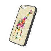 floral giraffe - iphone 4 4s case iphone 5 5s 5c case iphone 6 6 plus case ipod touch 4 ipod touch 5 case
