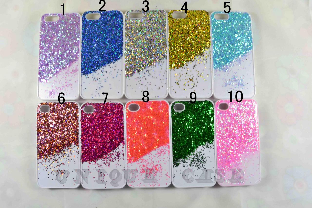 Real Colorful Glitter Slice - Iphone 4 4s Case Iphone 5 5s 5c Case Iphone 6 6 Plus Case Ipod Touch 4 5 Case, Galaxy S2 3 4 Mini S5 Note 1 2 3