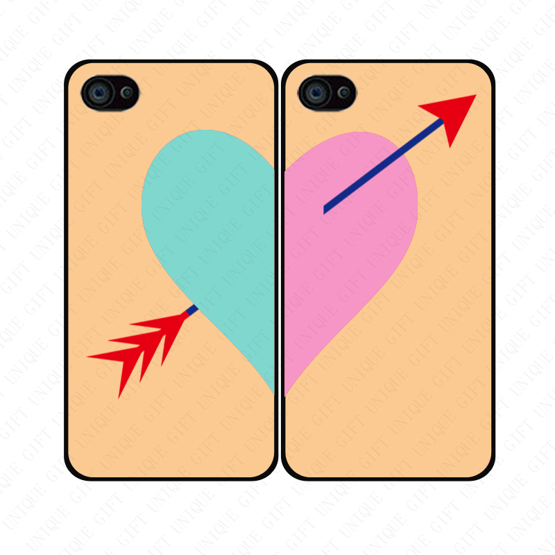 Cupid's Arrow Heart Couple Love - Iphone 4 4s Case Iphone 5 5s 5c Case Iphone 6 6 Plus Case Ipod Touch 4 5 Case, Galaxy S2 3 4 Mini S5