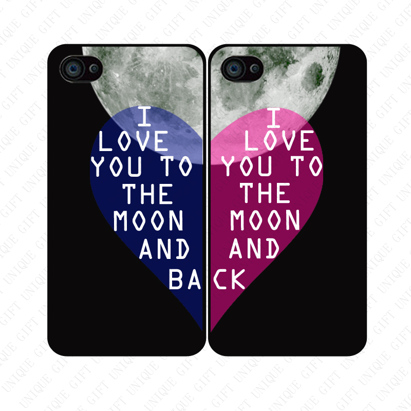 I Love You To The Moon And Back Couple Love - Iphone 4 4s Case Iphone 5 5s 5c Case Iphone 6 6 Plus Case Ipod Touch 4 5 Case, Galaxy S2 3 4 Mini